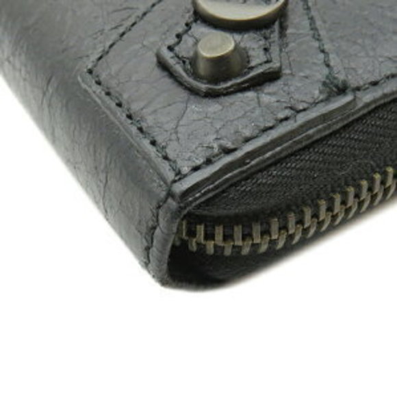 BALENCIAGA Long Wallet Continental Leather Black - Picture 4 of 7